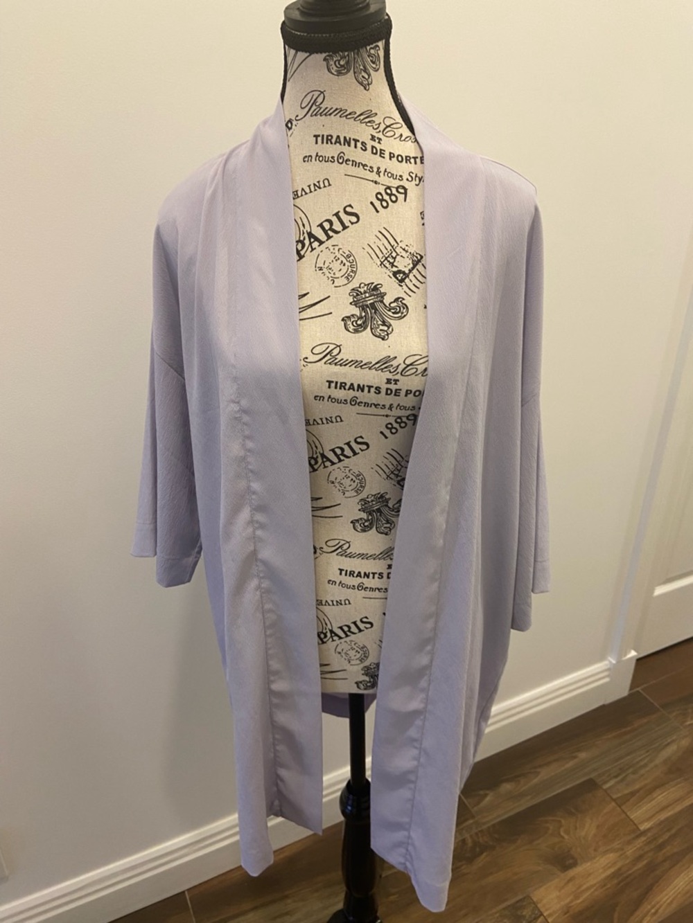Vero Moda Light Lavender Open-Front Layer - Picture 3 of 6